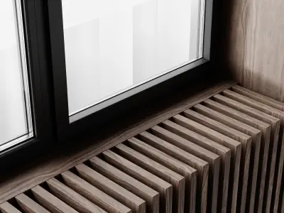 Modern windows 2 3D model