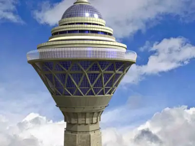 Milad Tower 3D model