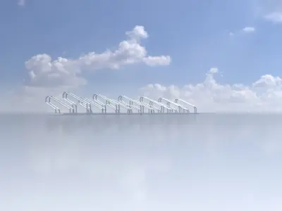 Bicycle Bracket Parker Version 2 Low-poly 3D model