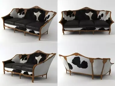 Spanish sofa 3D model