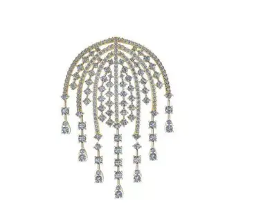 Pendant for modern women 3D print model