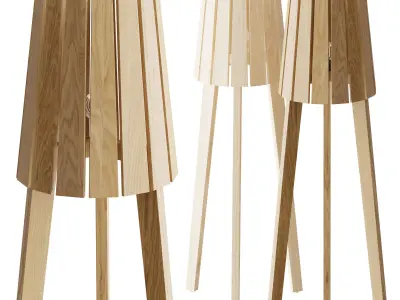 Ethimo WOODY Floor lamp 3D model
