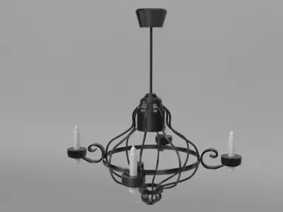 3D Chandelier Free 3D print model