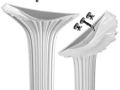 Washbasin marmorin 3D model