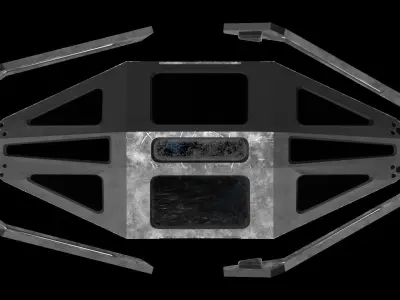 Star Trek Booker Auxiliary Pod Low-poly 3D model