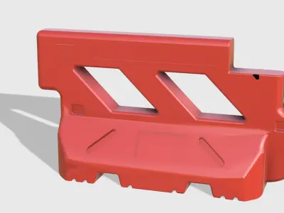 Road barrer 3D print model