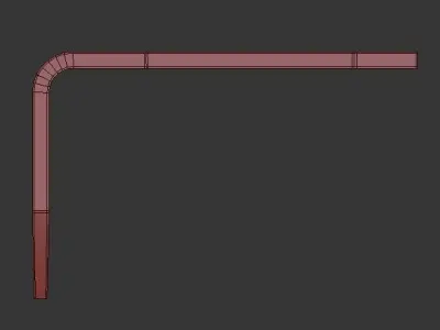 APPLIQUE MURALE LED 3D model