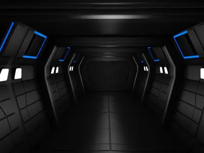 Sci Fi Corridor 3D model order