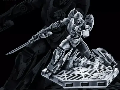 Iron Thighs of Thunder 75mm 3D print model