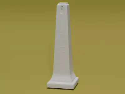 Wet Floor Sign 3D print model