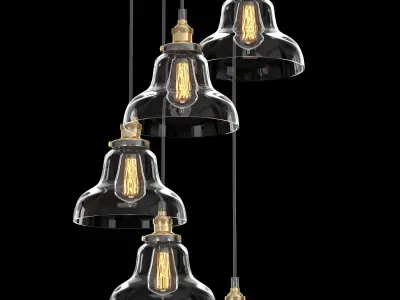 BOULANGERIE ROUND PENDANT 3D model