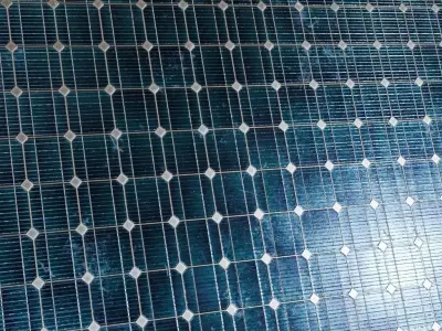 Solar Panel Metal Material PBR Seamless Texture