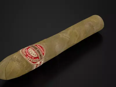 Cigar Low-poly 3D model