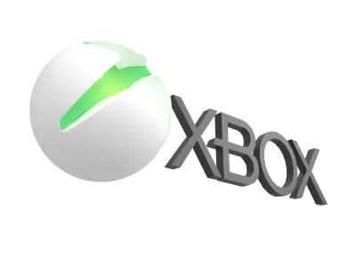 Xbox 2013 Logo v1 003 Free low-poly 3D model