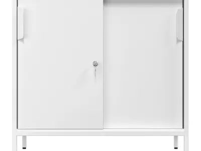 IKEA - TROTTEN Wardrobe with sliding doors 3D model