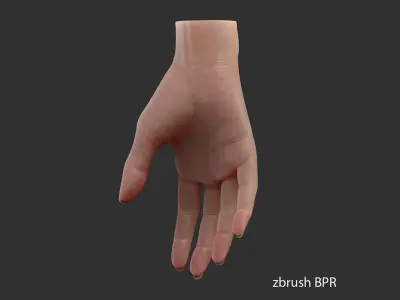  Realistic Female Hand - source file 