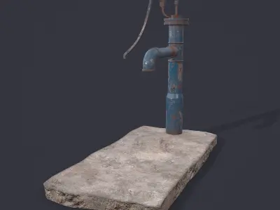 Water Tab Low-poly 3D model