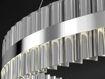 Chandelier Belted Ring Loft-Concept 3D model