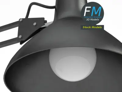 Desk lamp 1 3D model