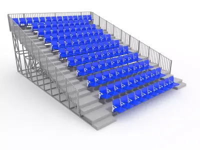 Bleachers 40 3D model