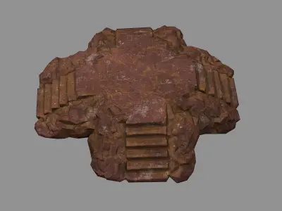 Staris Rock 03 Low-poly 3D model