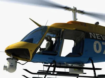  Bell JetRanger 206 News Media 