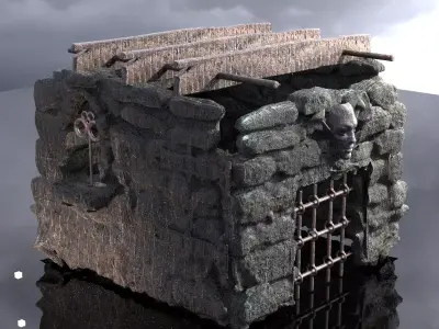 Heman Dungeon Full kit bash 3D model