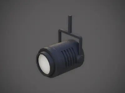 Spotlight and Structure Free low-poly 3D model