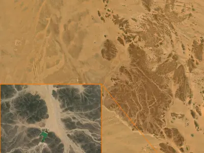 Mecca and the Red Sea coast of Saudi Arabia - tile n21 e43 3D model
