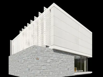 Modern Villa Design 008 3D model