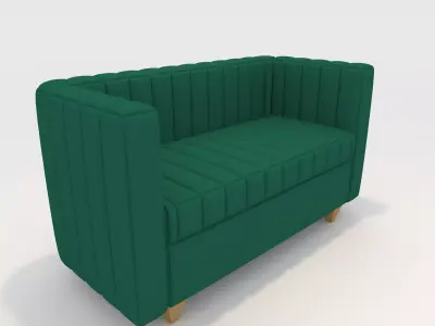 Sofa 2 Seater 3 3D model