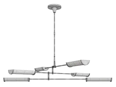 Daley Chandelier Low-poly 3D model