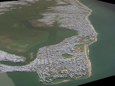 Monrovia - Liberia 3D model