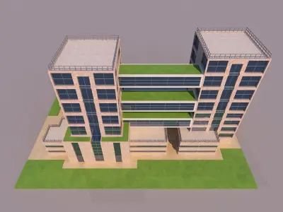 0148 - Modern Building 3D model