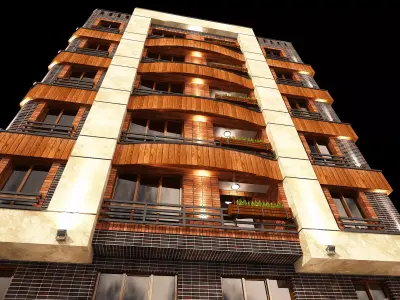3d model of a residential apartment with full details 3D model