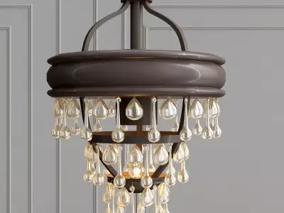 Crystorama hanging lamp 3D model