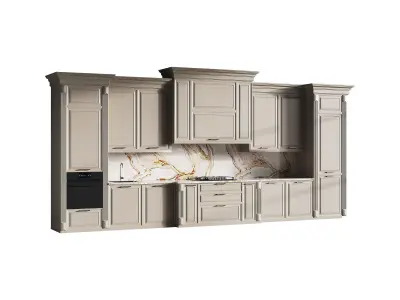 Modern kitchen 17 3D model