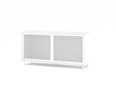 Contemporary Rattan Weave Sideboard - LS201  3D model