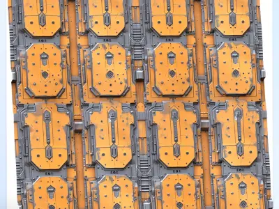 Sci-FI Seamless Texture Texture 18