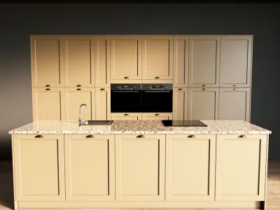 26-Kitchen2 matte 3 3D model