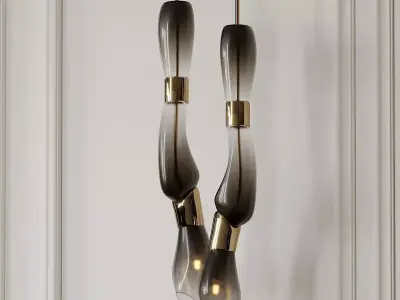 Vincenzo De Cottis Pendant Lamp by De Cotiis 3D model