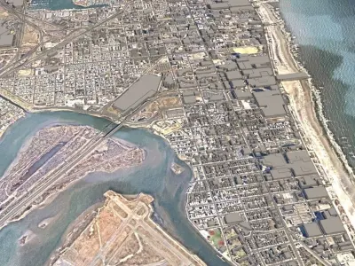 Atlantic City New Jersey USA 3D model