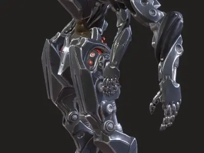 Ultron fanart Low-poly 3D model
