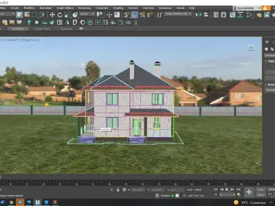 Big House Cottage 3D model
