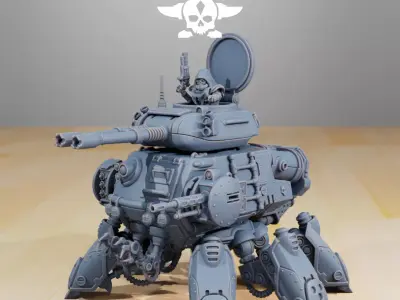 Scavenger Tank 3D print model