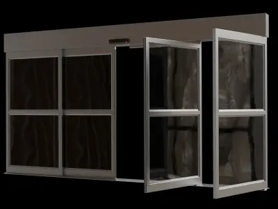 Automatic Sliding Door 3D model