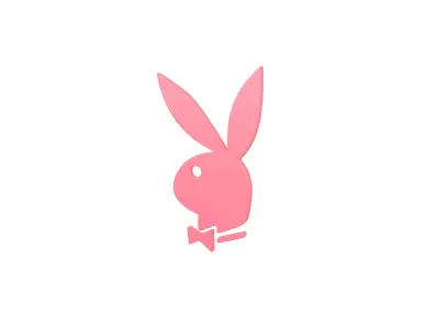 Playboy Logo v1 005 Free low-poly 3D model