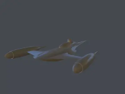 Naboo space figther  3D-printing model 3D print model