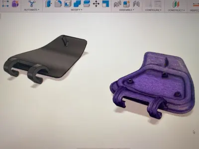 Indian Challenger glove box door - cover Storage door motorcycle 3D print model