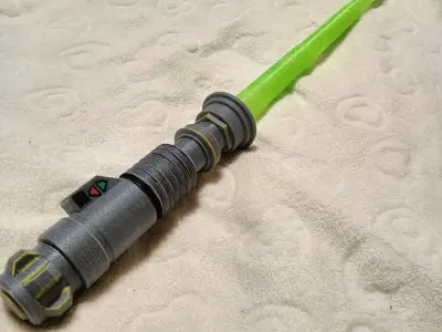 COLLAPSING LUKE LIGHTSABER With REMOVABLE BLADE 3D print model